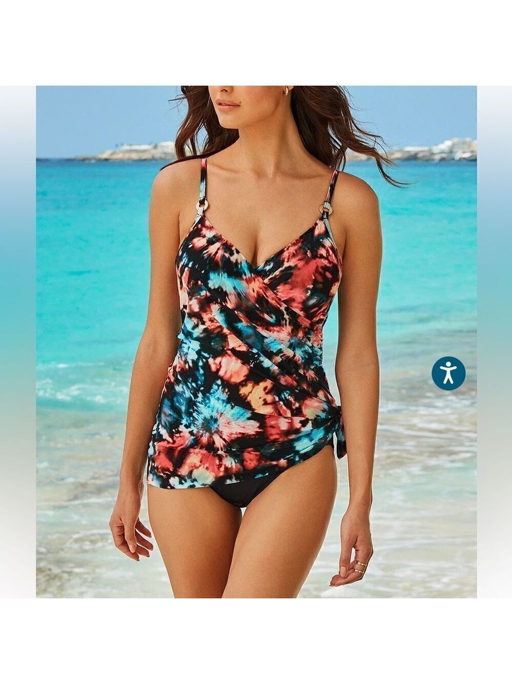 NEW Magicsuit Baha Beach Willow One Piece Swimsuit Size 8